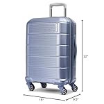 American Tourister Stratum 2.0 Expandable Hardside Luggage with Spinner Wheels, Slate Blue, Carry-on - Image 2