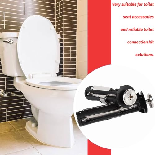 Wc Sitz Befestigung,Toilettensitz Befestigung,Toilettendeckel Schrauben,Universal Toilettensitz Schraubensatz,Toilettensitz Dübel Set Für Die Meisten Toilettendeckel 14-20 Mm Löchern(2 Stück)