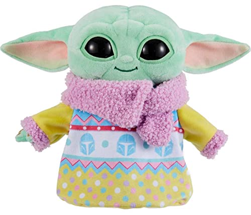 Peluche Grogu Star Wars compagnon anti-stress et doudou doux pour s'endormir