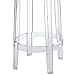Modway Casper Modern Acrylic Counter Bar Stool in Clear - Fully Assembled