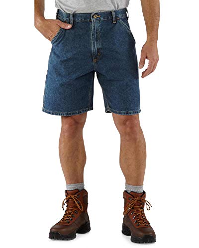 Carhartt Men s Lightweight Denim Utility Work Short,Deepstone,38