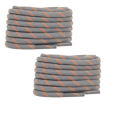 Image of 2 PAIRS Flat Shoe laces 48 Inches Wide Shoelaces for Athletic Running Sneakers Sports Shoes Boot Laces Strings (2 Pairs)