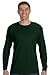 Jerzees Men's Heavyweight Blend 50/50 Long Sleeve T-Shirt (Forest Green, XX-Large)
