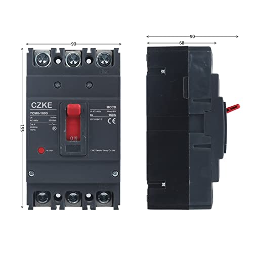 Disjoncteur distribution énergie pour tableau triphasé 200A AMSH 3P - 3