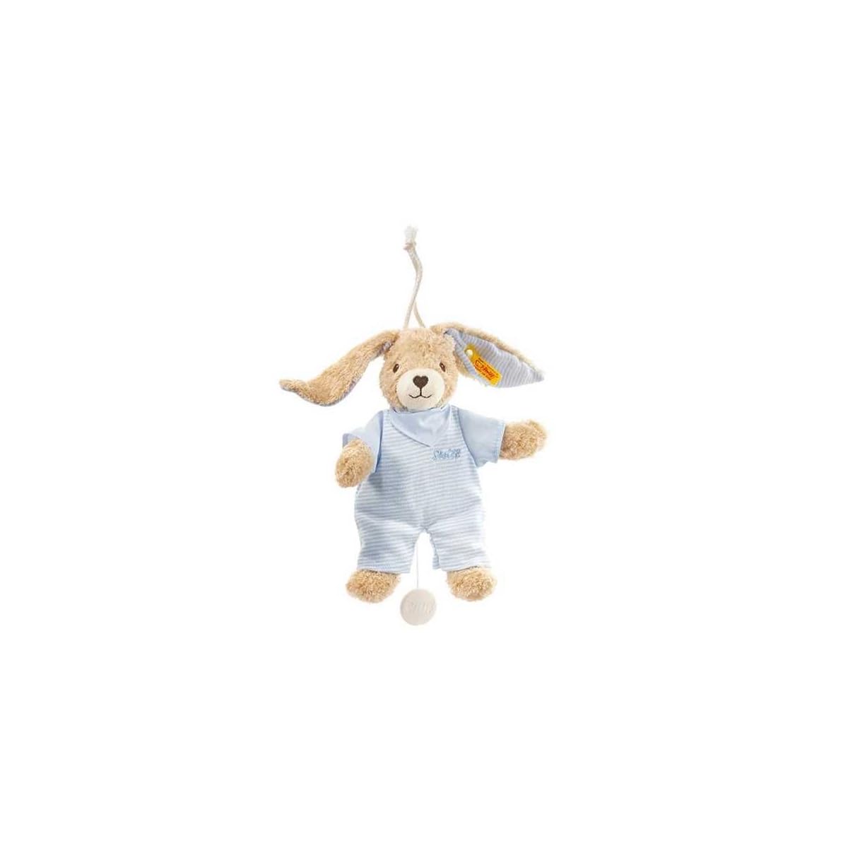 Steiff 237515 Hoppel Spieluhr 20 blau Hase