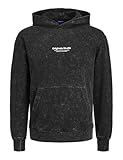 Jack&Jones Junior, Sweatshirt, Teenager, Locker geschnitten, Gerippte Ärmelbündchen, Kapuze, Eingesetzte Ärmel, Langarm