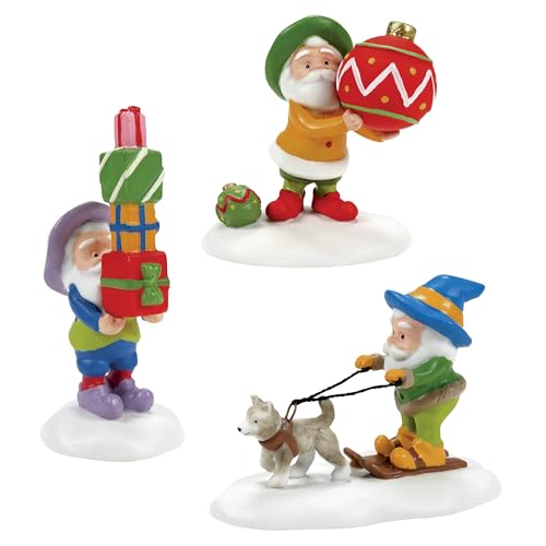 Department 56 North Pole Village Accessories Elf Friends and Neighbor