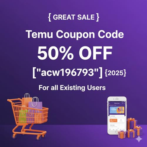 {GREAT SALE}Temu CoupoN Code {{50% off}} [[""acw196793""]]{2025} for all Existing Users