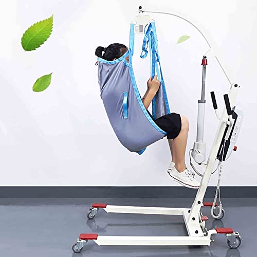Elevador de cabestrillo de elevación de pacientes, elevador para levantar personas mayores, inodoro de baño de malla, elevador de pacientes acolchado de lujo con soporte para la cabeza, eslinga de