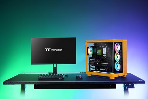 Thermaltake View 380 XL TG ARGB | Mid Tower PC‑Gehäuse | 4‑mm Tempered Glass | E‑ATX & XL‑Mainboard Support | USB‑C Front I/O… – Ansicht 8