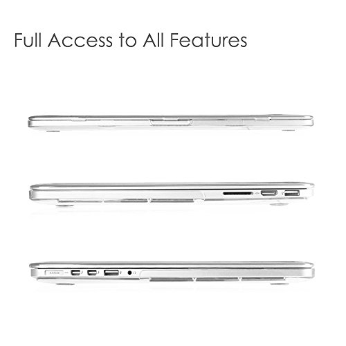 Fintie Capa para MacBook Pro 15 Retina (sem unidade de CD-ROM) – Capa protetora fina de encaixe rígi