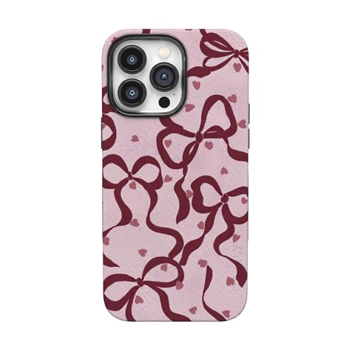Casely iPhone 14 Pro Case | Coquette Crush | Bows | Bold Protective Design | MagSafe Compatible Design