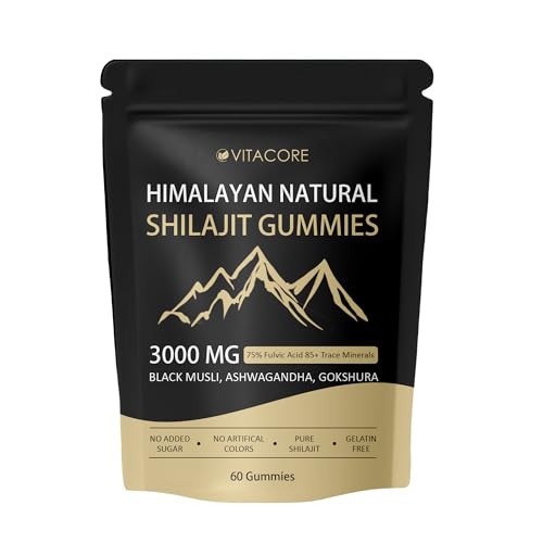 Vitacore Himalayan Shilajit Gummies with Fulvic Acid 60 Count