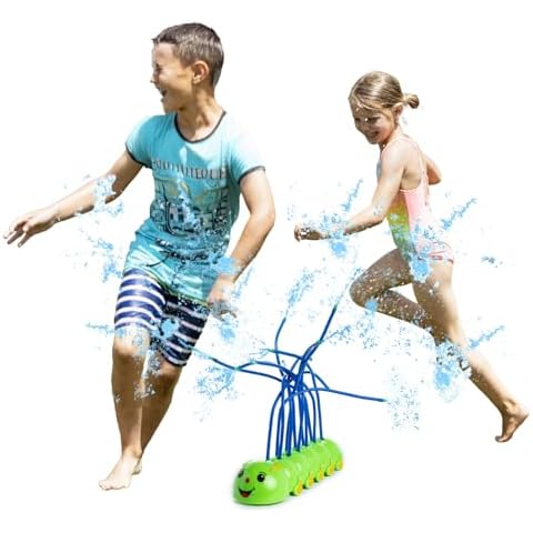 BACKYARD BLAST Crazy Caterpillar Soaker Sprinkler Water Toy Cover