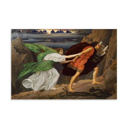 Orphée et Eurydice Poynters tableau déco - Impression sur toile 40x60 cm reproduction d'art
