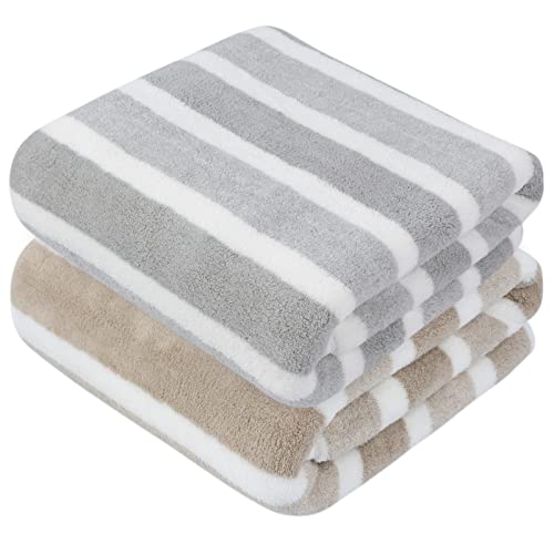 Kinhwa Toallas De Baño De Microfibra, Toalla De Baño Grande, Toalla De Ducha Súper Absorbente, Toallas Extra Suaves Para Baño, Piscina, 30 Pu Kinhwa Toallas De Baño De Microfibra, Toalla De Baño Grande, Toalla De Ducha Súper Absorbente, Toallas Extra Suaves Para Baño, Piscina, 30 Pu