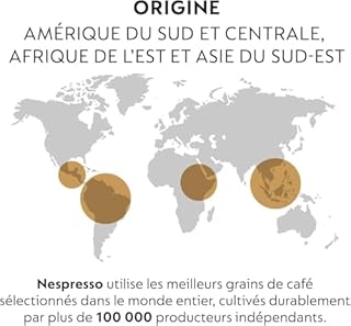 Nespresso Machine à café Inissia noir Delonghi Original - Bundle Top Sélection Ispirazione 100 Capsules