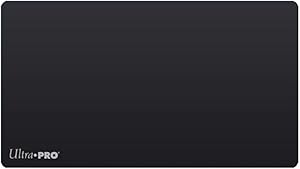 Ultra PRO Playmat for Card Games and Workstations, Solid Black, 84082