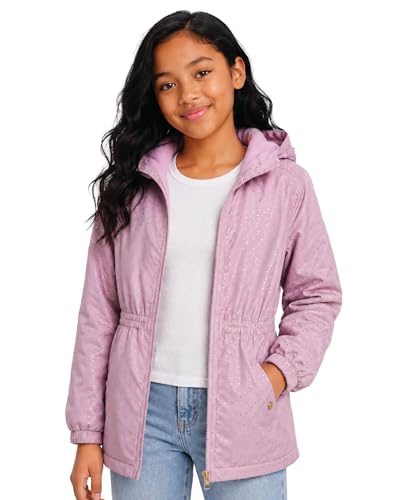 Steve Madden - Steve Madden Girls Rain Jacket - Midweight Sherpa Lined Anorak - Best Deal on Amazon