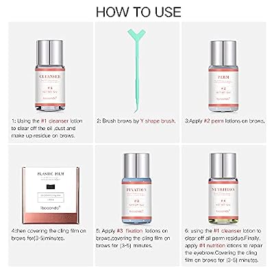 ibcccndc Lash Lift & Eyebrow Lamination Kit - Keratin DIY Instant Fuller Eyelash & Brow Lifting Kit - Ideal for Salon & Home, Long Lasting Formula Lasts 8 Weeks