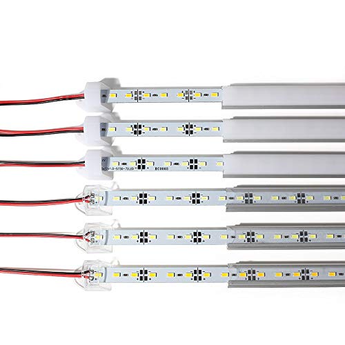 Barra LED rígida 4pcs 50cm 36 LEDs Blanco, DC12V miniatura 4