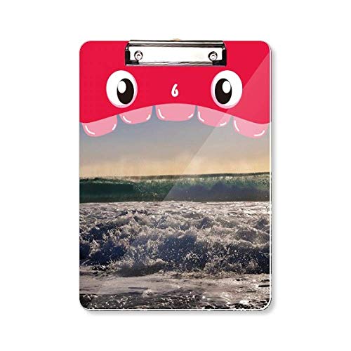 Porte-bloc A4 de qualité Sunshine motif nature et vagues design océan