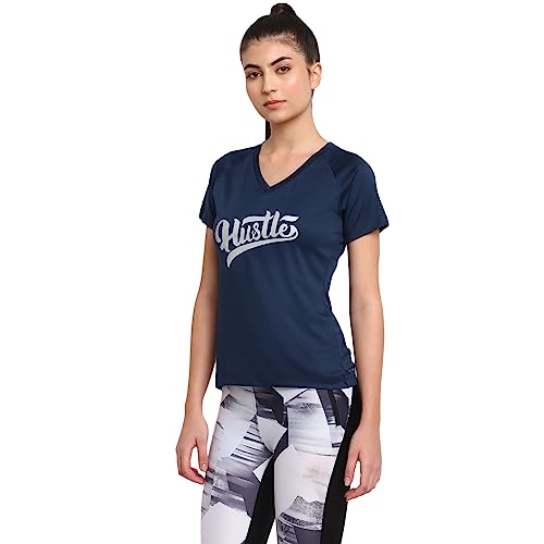 Image of OFF LIMITS WMN Hustle Printed RN, Half Sleeve, T- Shirt, for Women