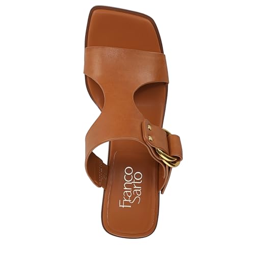 Franco Sarto Women's Roux Heeled Sandal Caramel Brown Leather 5.5 M by Franco Sarto - Used condition - Image 5