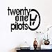 Pretty Quotes Twenty One Pilots extraíble PVC pegatinas de pared para sala de estar dormitorio decoración vinilo arte calcomanías cartel