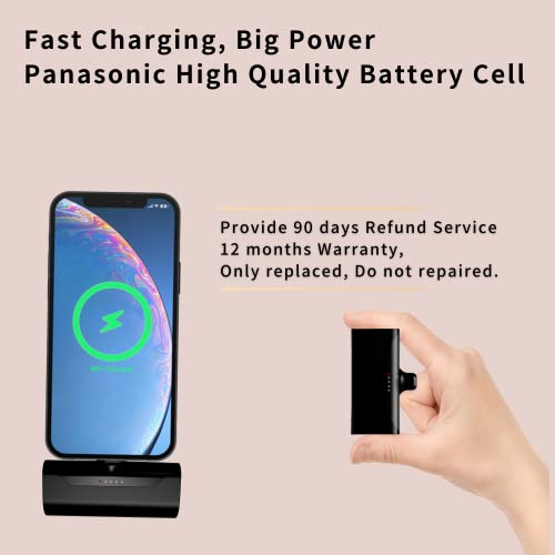 Portable Charger For Iphone 5200Mah Battery Pack Iphone Mini Power Bank 20W Pd Fast Charging Compatible With Iphone Backup Charger For Iphone 14 13 12 11 8 7 Xr Xs Pro Max Airpods (Iphone Interface) #TOP4