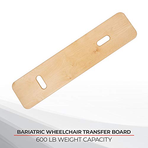 Sammons Preston Bariatric Transfer Board for Wheelchair Users, Sliding Board with Handles, 35"