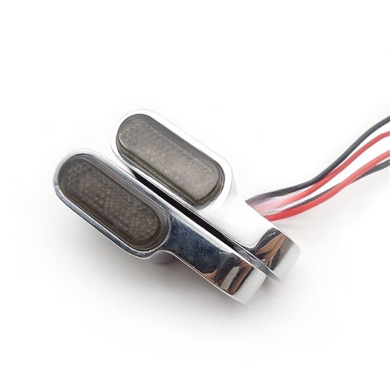 Clignotant pour moto en alliage d'aluminium de haute précision avec éclairage LED ambre