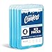 Fit & Fresh XL Cool Coolers Reusable Ice Packs, Long Lasting Ice Packs for Lunch Boxes, Lunch Bags and Coolers, Set of 4, Blue