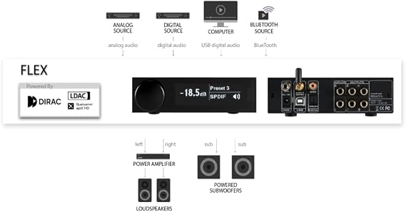 miniDSP Flex RCA 2x4 Digital Signal Processor