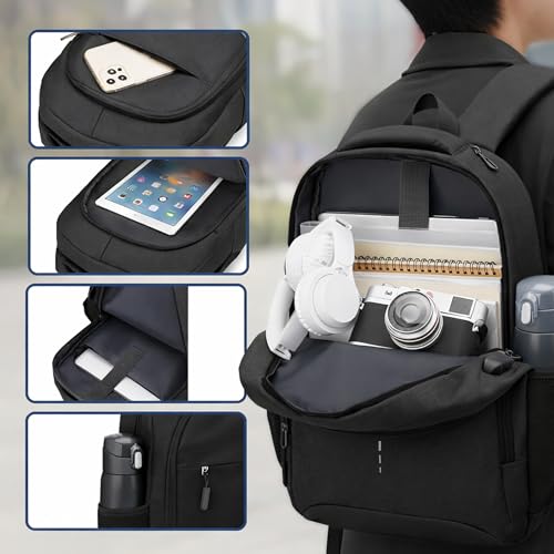 Image of Laptop Backpack with USB Charging Port for 15.6 inch Laptop, Camera, Business, Work, Students for Men & Women