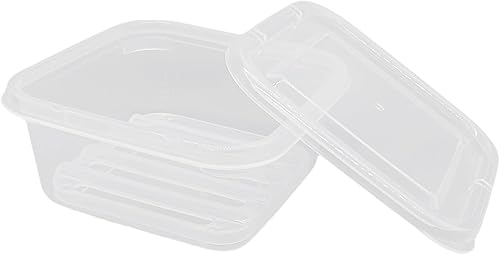 Contenedor de jabón de viaje, paquete de 1 unidad, soporte cuadrado para jabón para ducha con tapa, jabonera, jaboneras para baño, viajes Vonpri