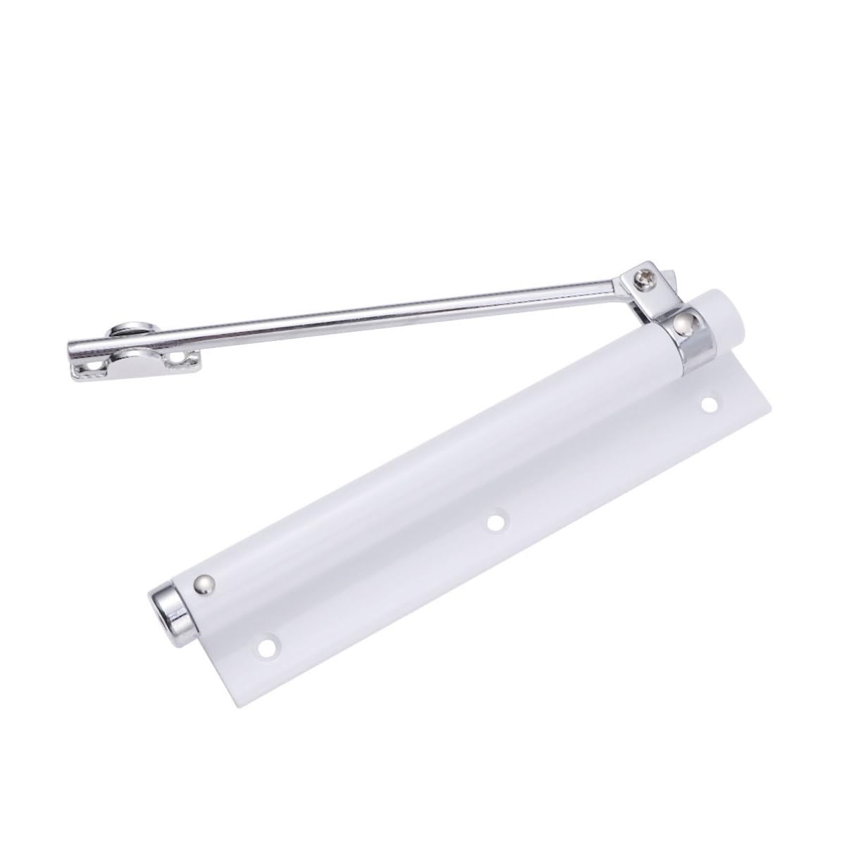 Cierrapuertas automático de aluminio ajustable: ideal para puertas de madera de interior