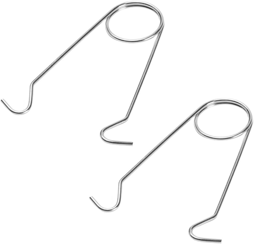 MAGICLULU 2pcs Stainless Steel Cup Hook for Pot and Cooker, Portable Multi-Purpose Bottle Hanging Hook with Foldable Design, for Picnic and Fishing Use