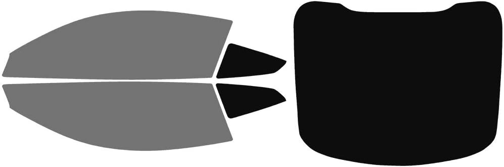 The Tint Effect Precut Window Tint Kit Compatible with Ford Mustang Coupe (2015-2023) (Full Includes: Front Windshield Visor precut in 5%) Automotive Film