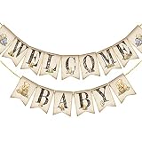 Classic Winnie Banner Welcome Baby Bunting Boys Girls First Birthday Banner Cute Pooh Baby Shower De