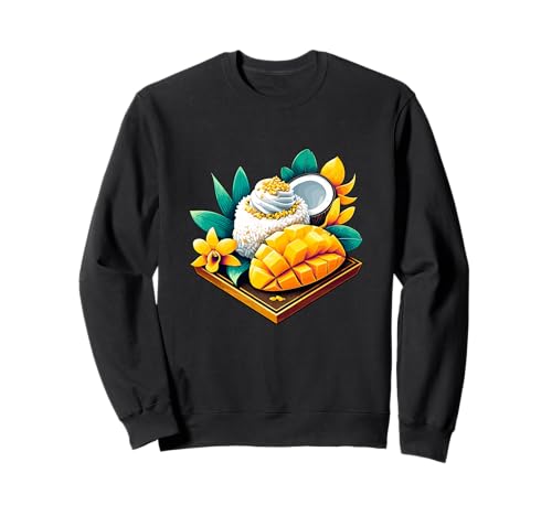 Cute Mango Sticky Rice Thai Food (riz Gluant À La Mangue) Sweatshirt