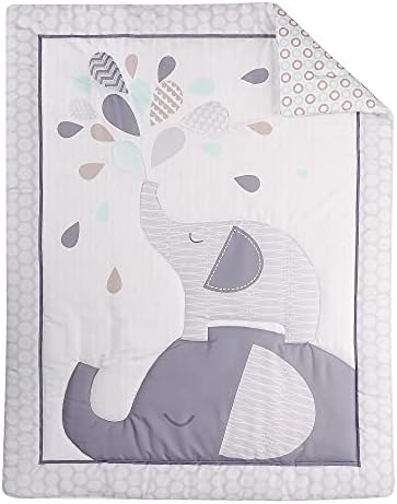 Twesye Woodland Animal Baby Toddler Blanket, Cot Blanket, Cot Quilt for Baby Boys, Nursery Bed Blanket 84x107cm, Suitable for All Season