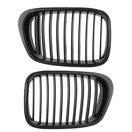 Parrilla delantera central negra ancha para parachoques de coche E39 M5 1997-2003 5