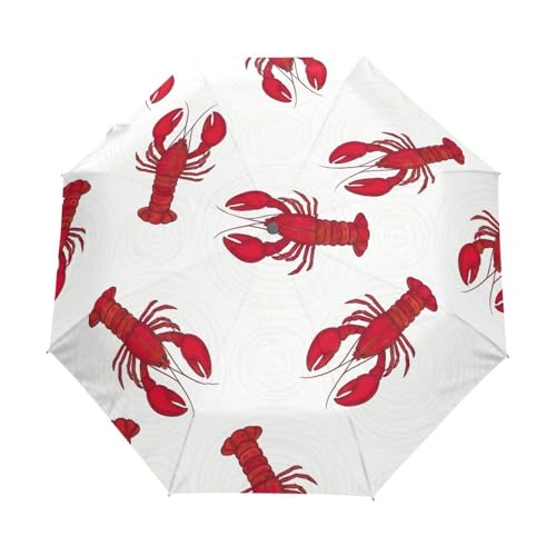 Parapluie blanc GAIREG automatique compact pour ne plus finir trempée