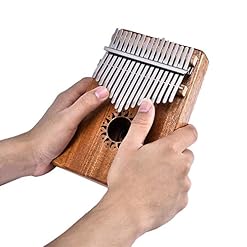 WYZQ 17 clés Kalimba Pouce Piano Cheval Doigt Piano Instrument de Musique Acajou Bois Clavier Percussion Cadeau - Les Beatles, Paul McCartney, John Lennon, RIngo Starr, George Harrison WYZQ 17 clés Kalimba Pouce Piano Cheval Doigt Piano Instrument de Musique Acajou Bois Clavier Percussion Cadeau – Image 4
