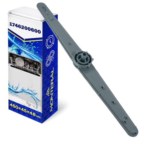Brazo Rociador Superior para Lavavajillas con Código Original 1746200600 para Beko para Blomberg para Arçelik para Arctic para Altus - Garantía de 10 Años - MONTERAL