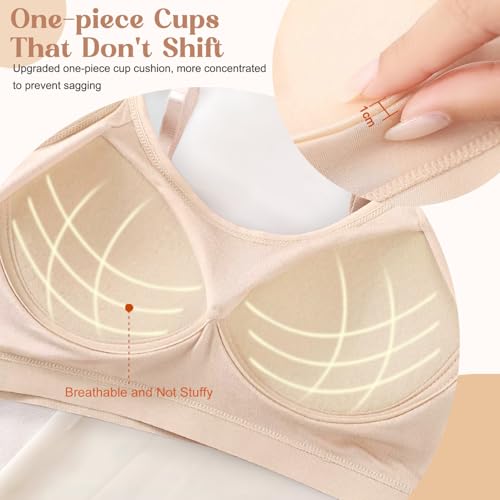 Girls Training Bra Teen Kids Sport Bras 8-10 10-12 12-14 14-16 Seamless Non-Detachable Padding4