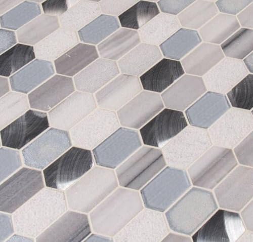 Tenedos Elongated Hexagon Mosaic