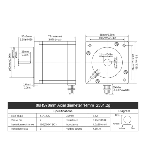 Moteur pas à pas Nema 34 pour stopper les pertes de pas CNC - 6