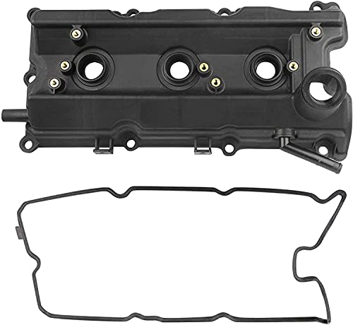 Image of 264-971 264-972 Engine Valve Covers w /Gasket Left & Right for Infiniti FX35 2003-2008 G35 2003-2007 M35 2006-2008 350Z 2003-2008 V6 3.5L, 13264AM600 13264AM610 132708J112 132708J102, Pack of 2